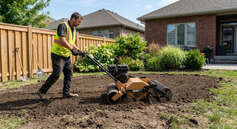 Landscape Leveling Service